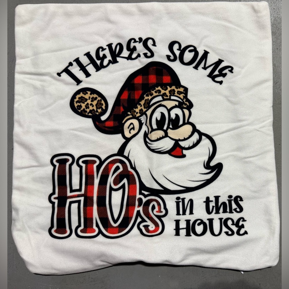 Unlisted Festive Santa Pillow Cover - Red and White